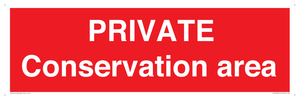PRIVATE Conservation area 